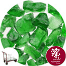 Enviro-Glass Large Gravel - Emerald Green Crystal - Click & Collect